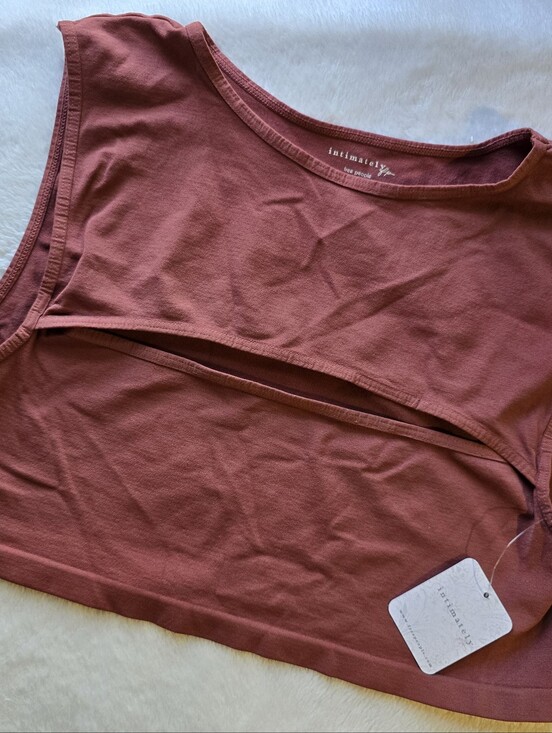 Free People Other - NWT Intimately Free Free People Split Top Bralette Cropped Rust, Sz M/L